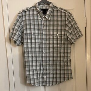 Calvin Klein - Men's Plaid Short Sleeve Shirt